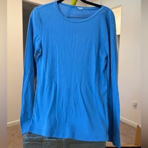 J. Crew Blue Long Sleeve Top